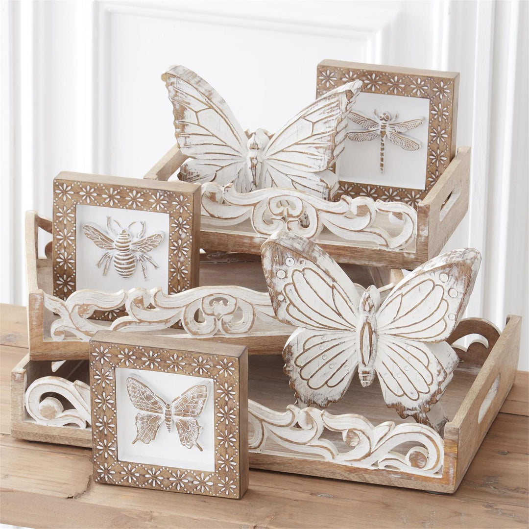 Carved Insect Block - Madison's Niche 