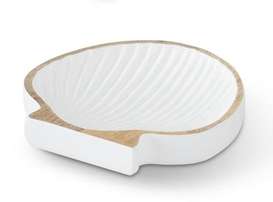 Carved Wood Seashell - Madison's Niche 