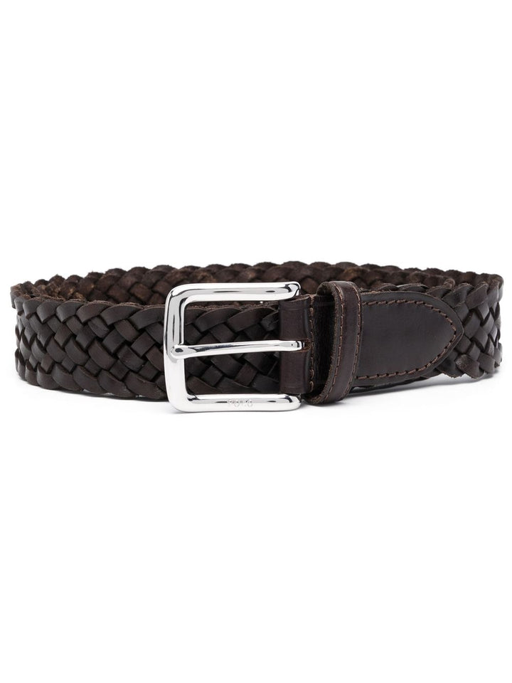 Westend Braided Belt in Dark Brown - Madison's Niche 