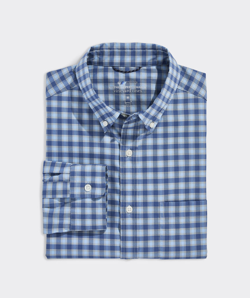Plaid On-The-Go BRRR Shirt in Moonshine PLD