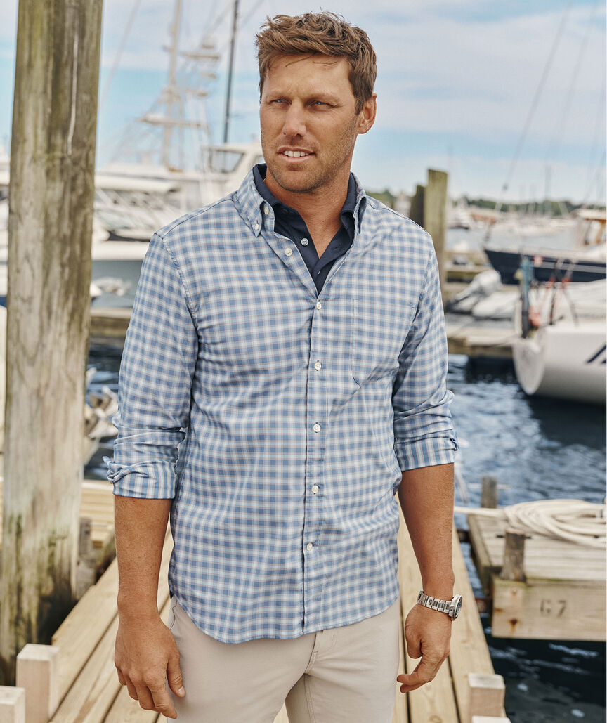 Plaid On-The-Go BRRR Shirt in Moonshine PLD