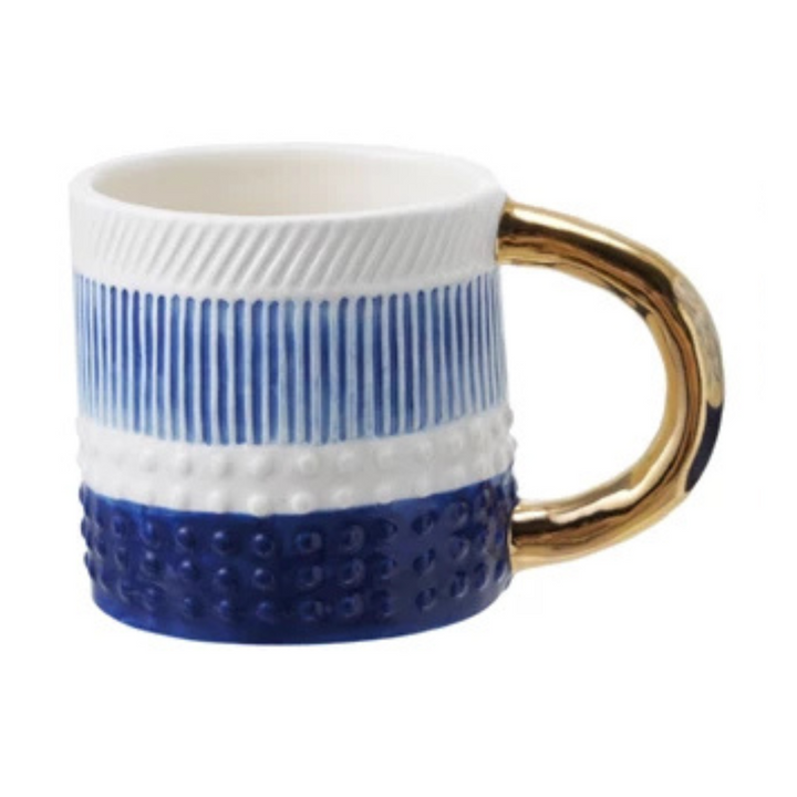 Mug with Gold Handle