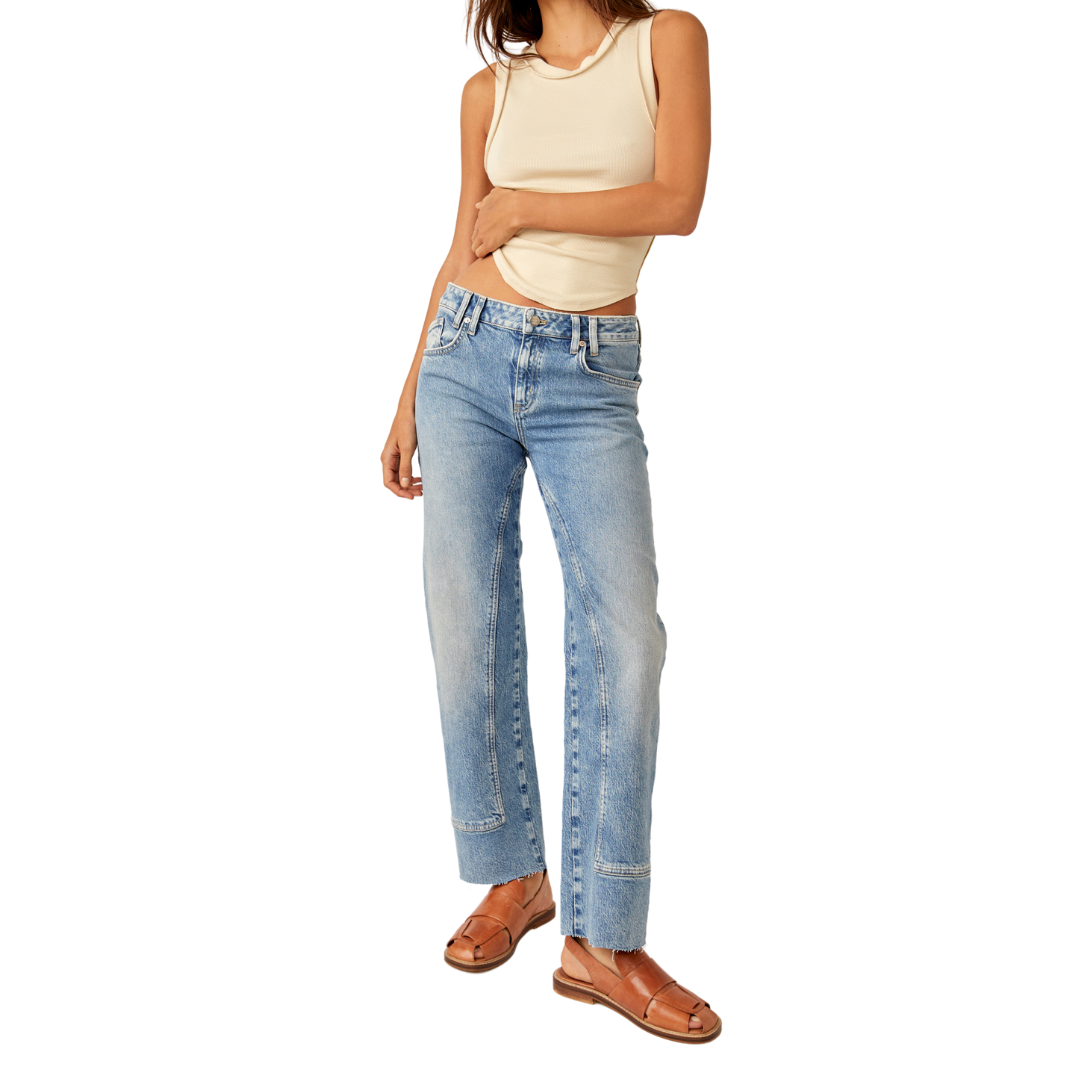 Risk Taker High Rise Straight Jeans