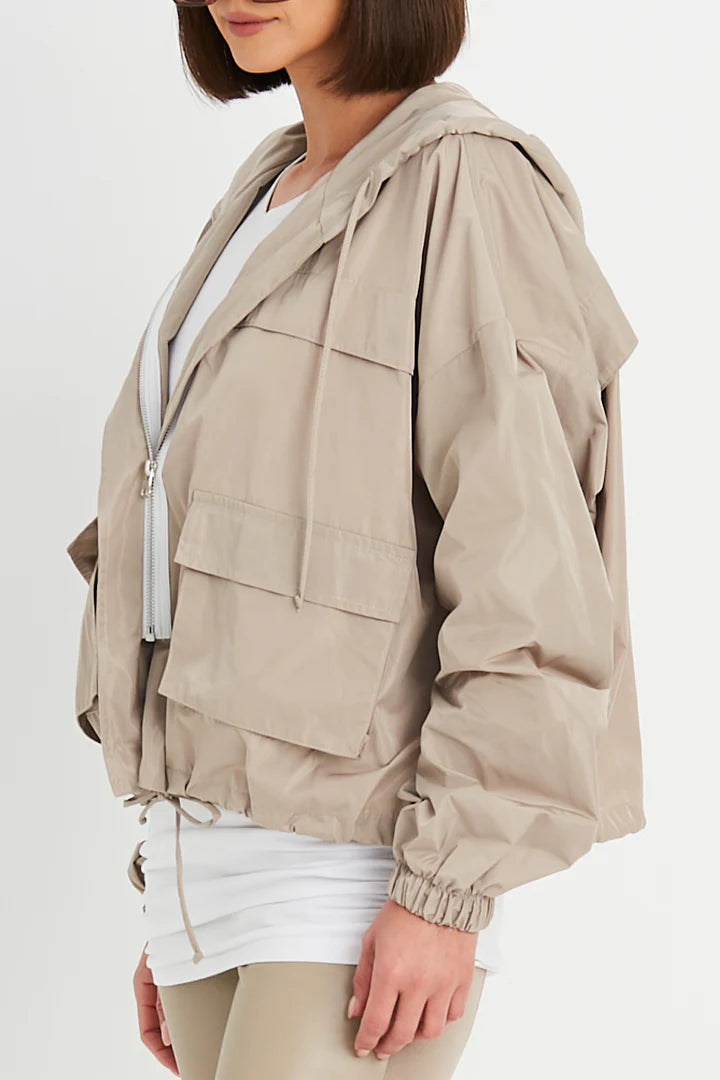 Cargo Drawstring Jacket - Madison's Niche 