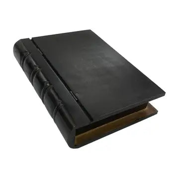 Black Wood Book Box