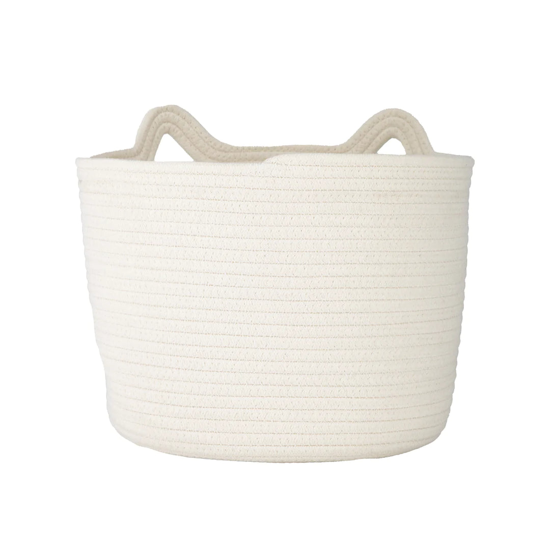 Kitty Cat Rope Basket - Madison's Niche 