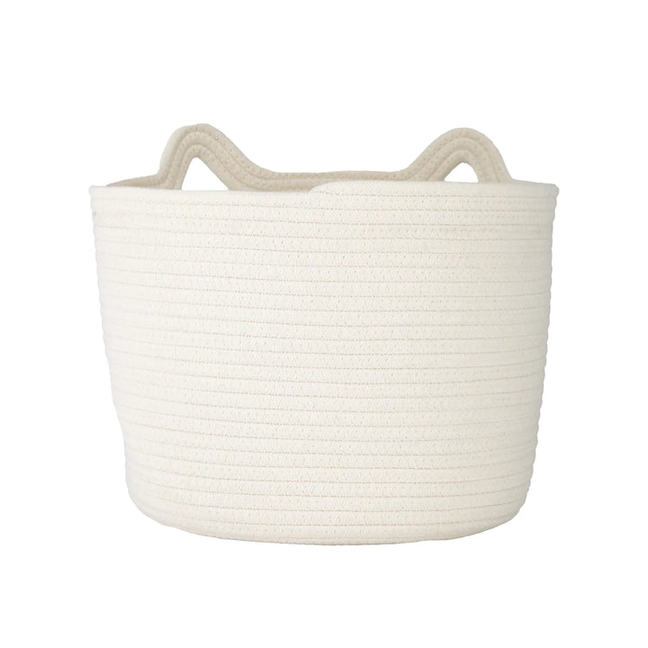Kitty Cat Rope Basket - Madison's Niche 