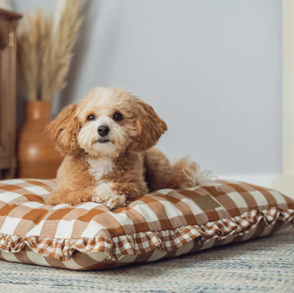 Vintage Gingham Envelope Bed - Madison's Niche 