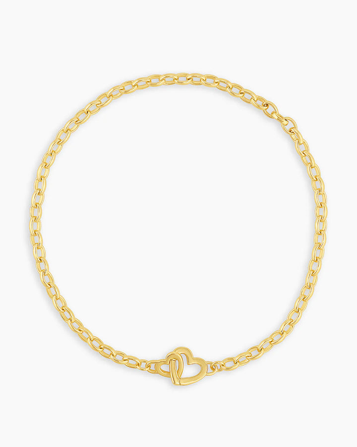 Parker Heart Gold Mini Bracelet