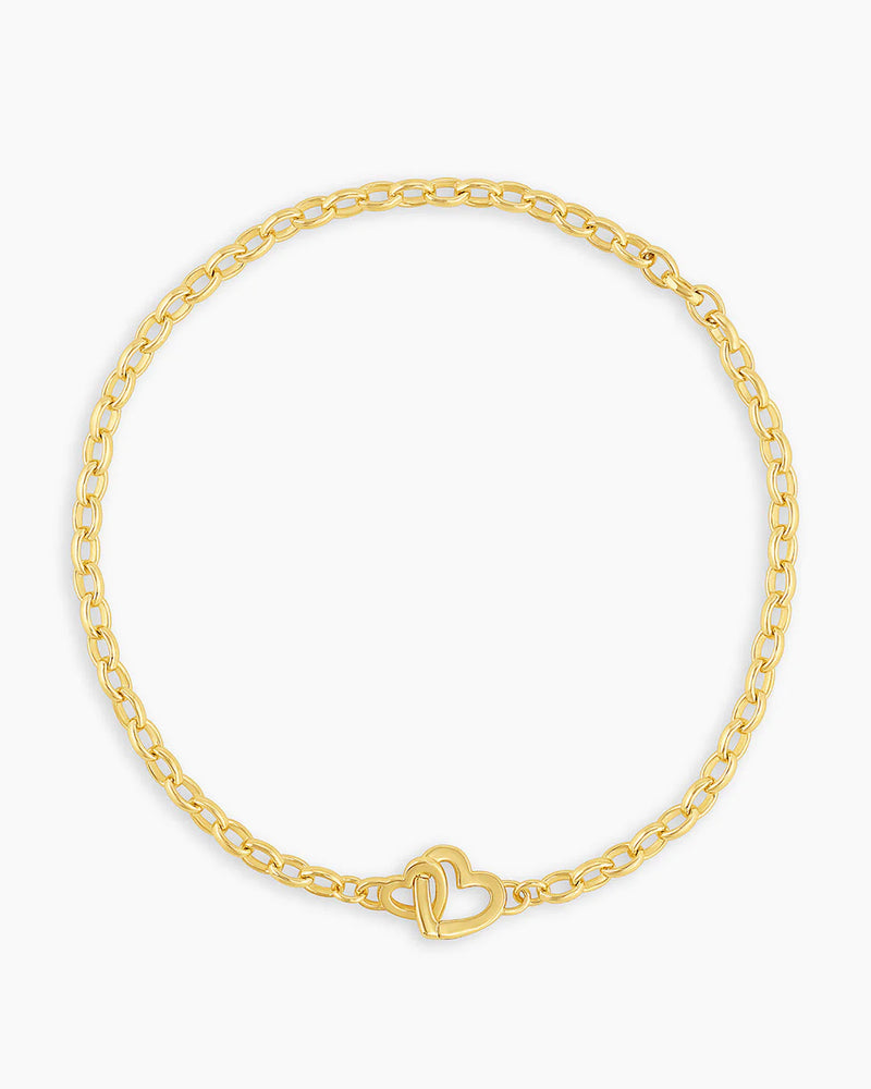 Parker Heart Gold Mini Bracelet