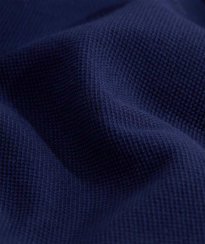 Heritage Pique Polo in Navy - Madison's Niche 