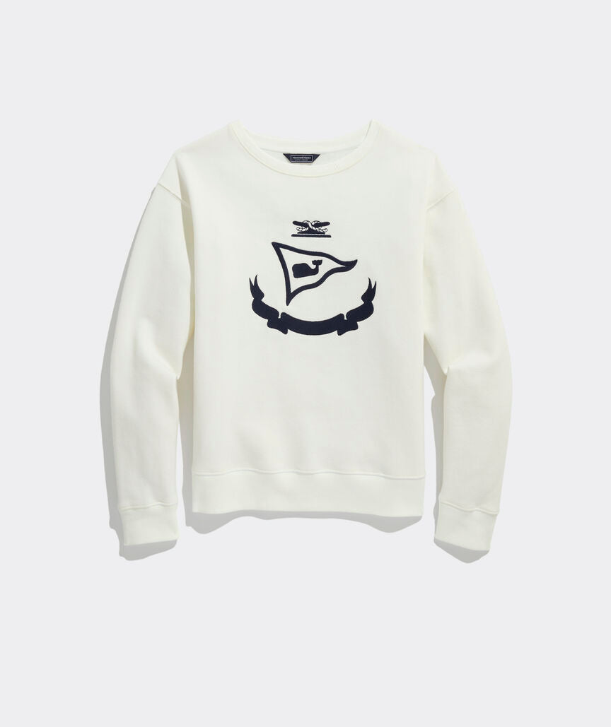 Classic Crew Embroidered Sweatshirt