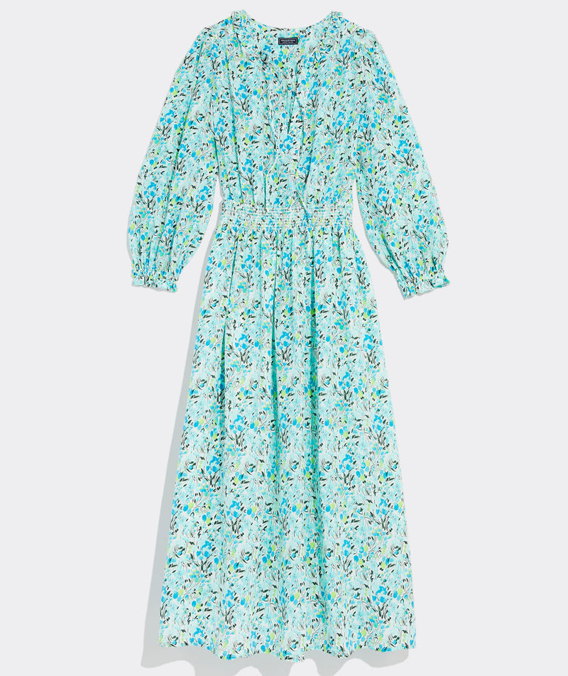 Smocked Waist Maxi Dress - Madison's Niche 