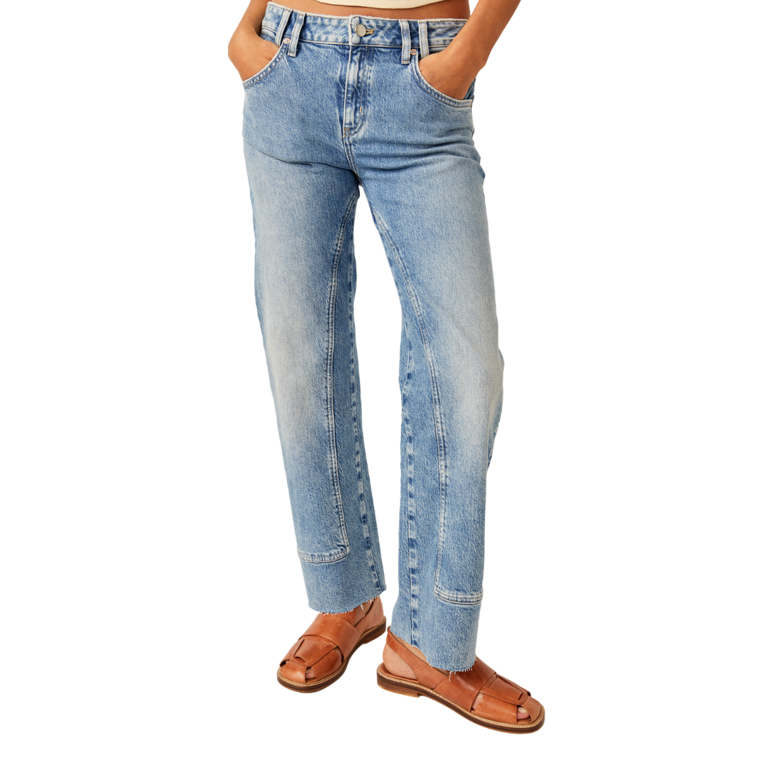 Risk Taker High Rise Straight Jeans