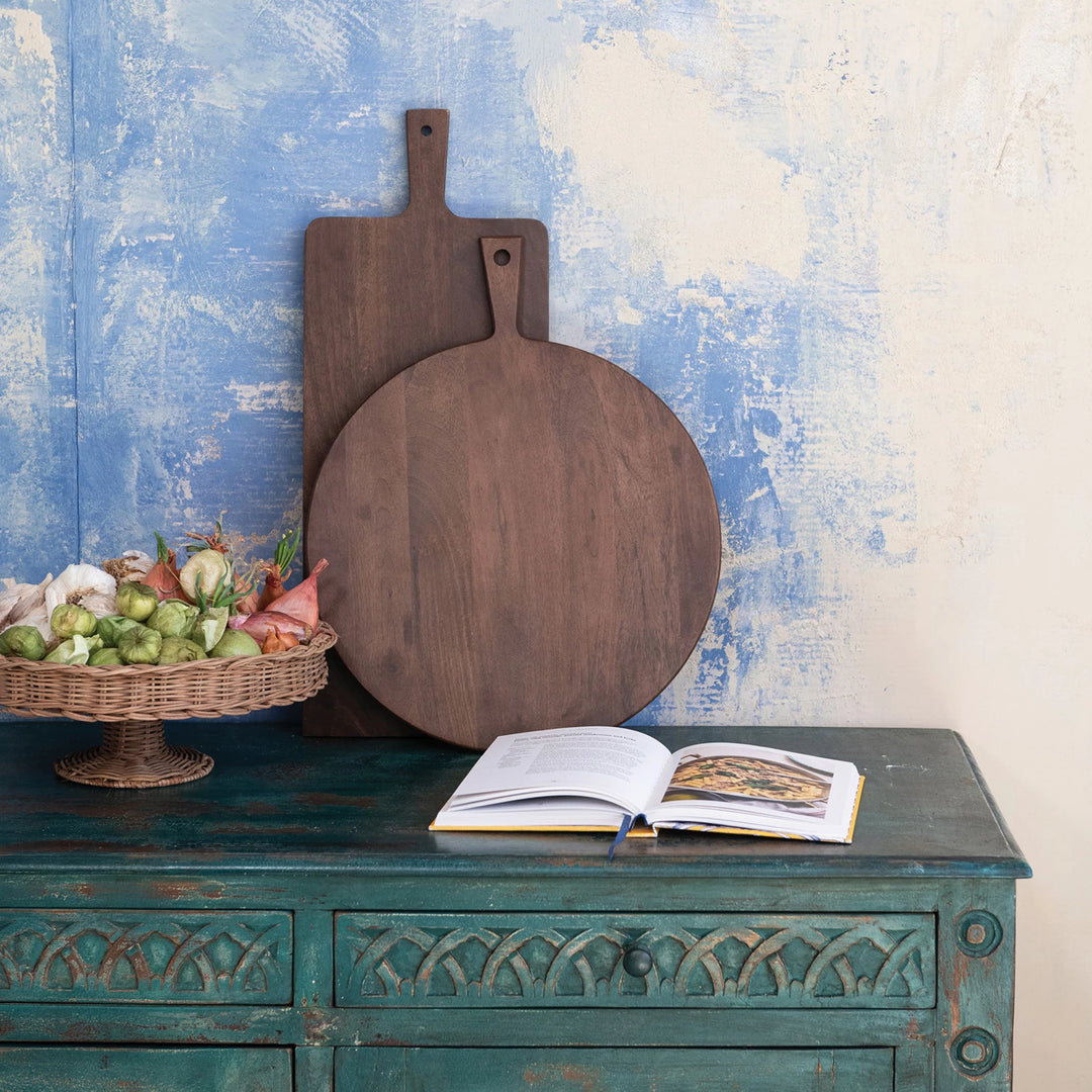 Round Wood Cutting Board
