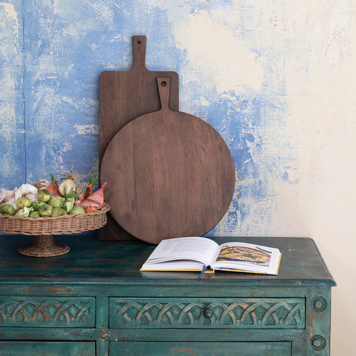 Round Wood Cutting Board