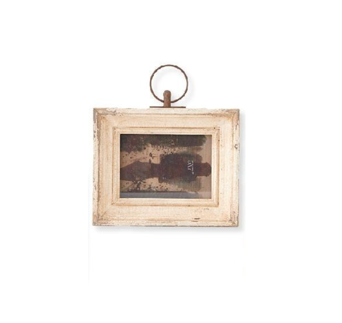 White Vintage Wood Frame