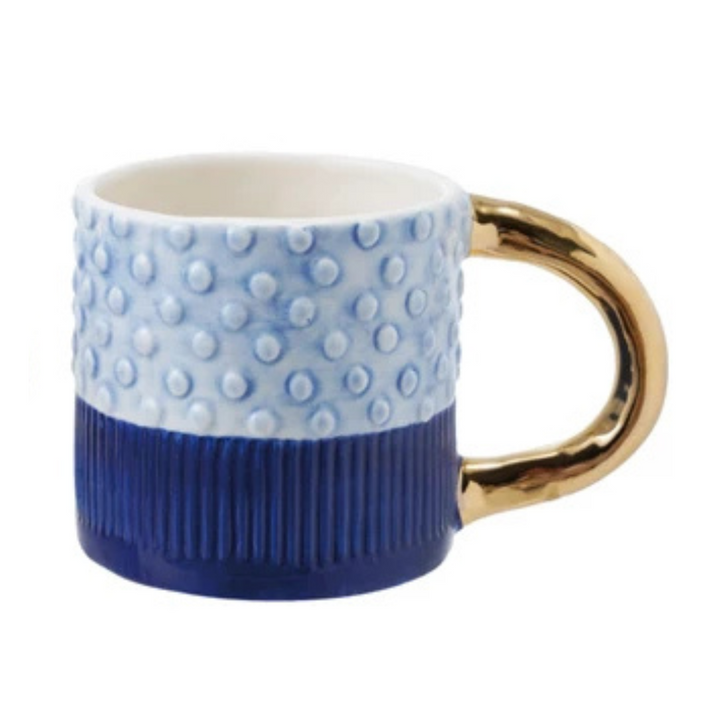 Mug with Gold Handle