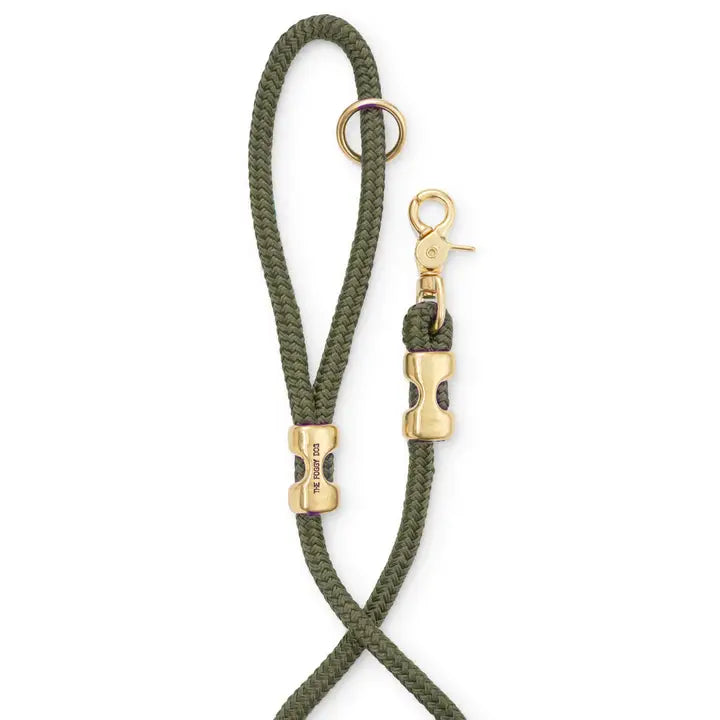 Olive Marine Rope Leash