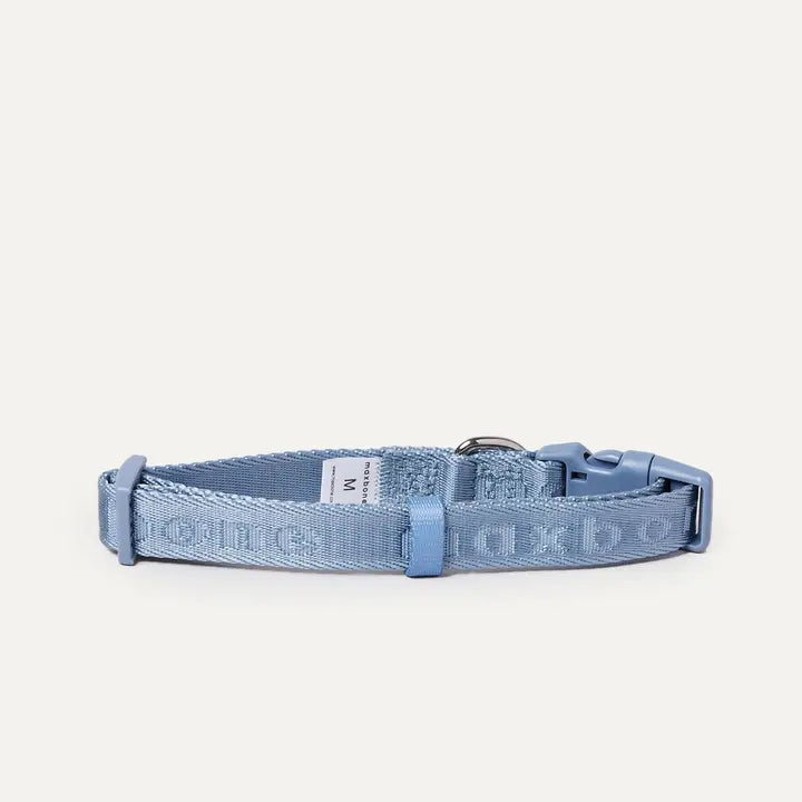 ﻿Signature Dog Collar in Blue - Madison's Niche 