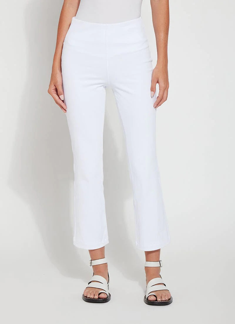 Baby Bootcut Denim in White - Madison's Niche 