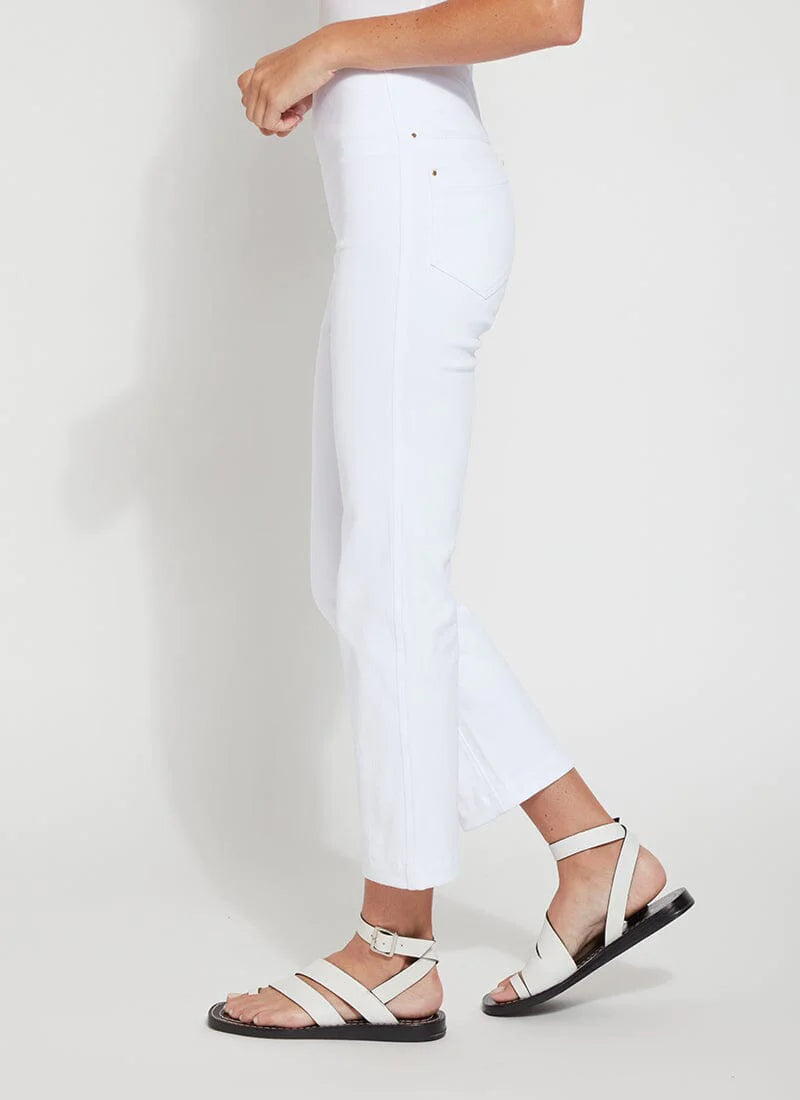 Baby Bootcut Denim in White - Madison's Niche 