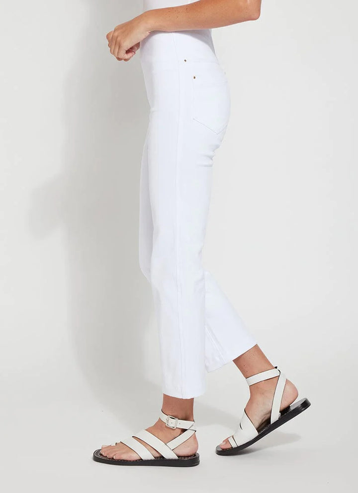 Baby Bootcut Denim in White - Madison's Niche 