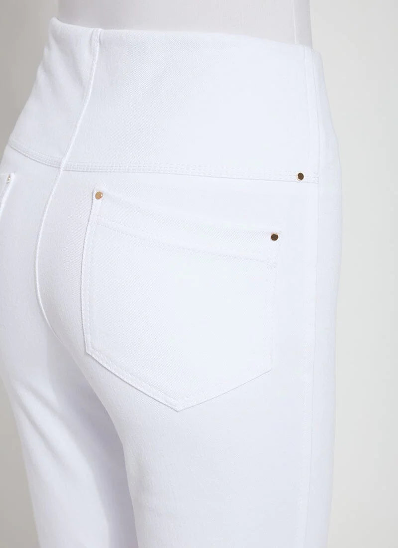 Baby Bootcut Denim in White - Madison's Niche 