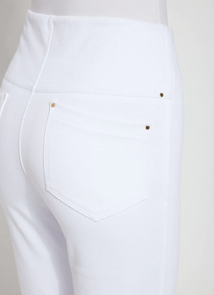 Baby Bootcut Denim in White - Madison's Niche 