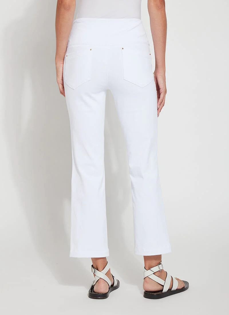 Baby Bootcut Denim in White - Madison's Niche 