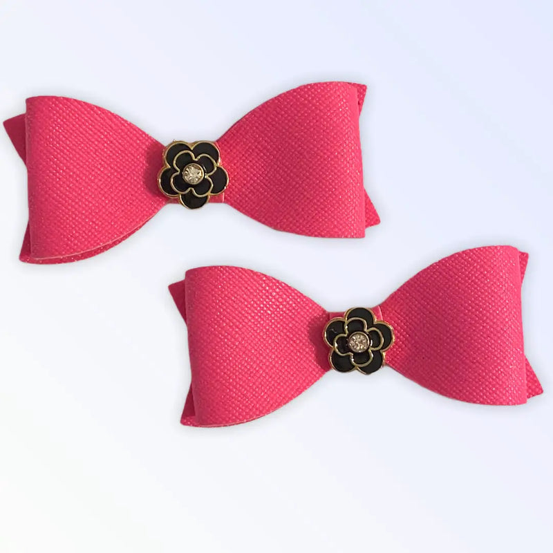 Camellia Glam Barrette in Pink - Madison's Niche 