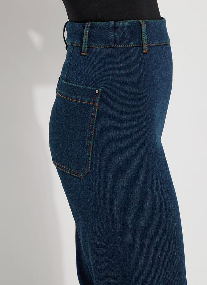 Erin Hi Waist Wide Leg Denim in Indigo