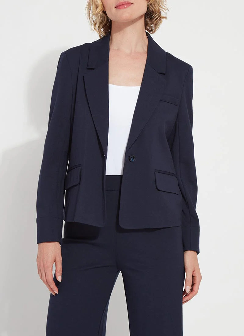 Raya Blazer in Navy - Madison's Niche 