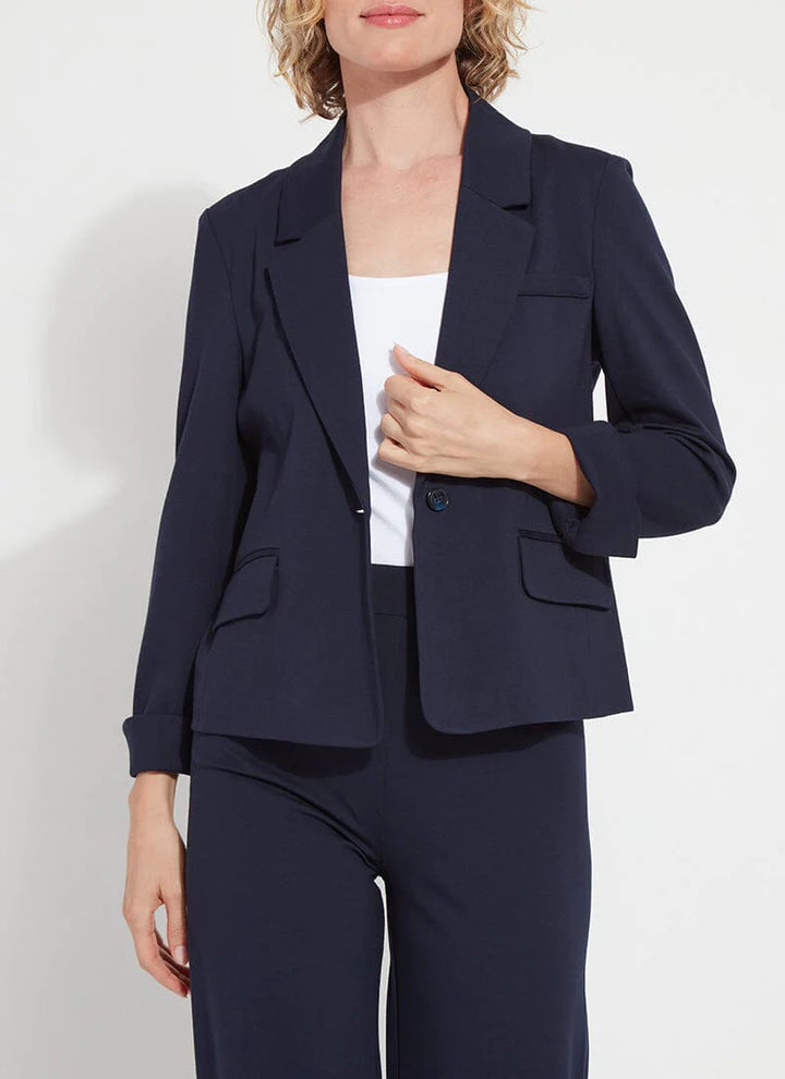 Raya Blazer in Navy - Madison's Niche 