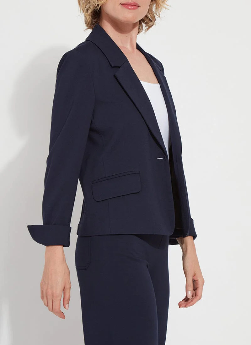 Raya Blazer in Navy - Madison's Niche 