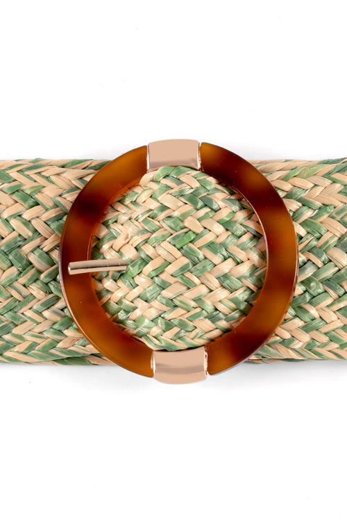 Camille Belt in Green - Madison's Niche 