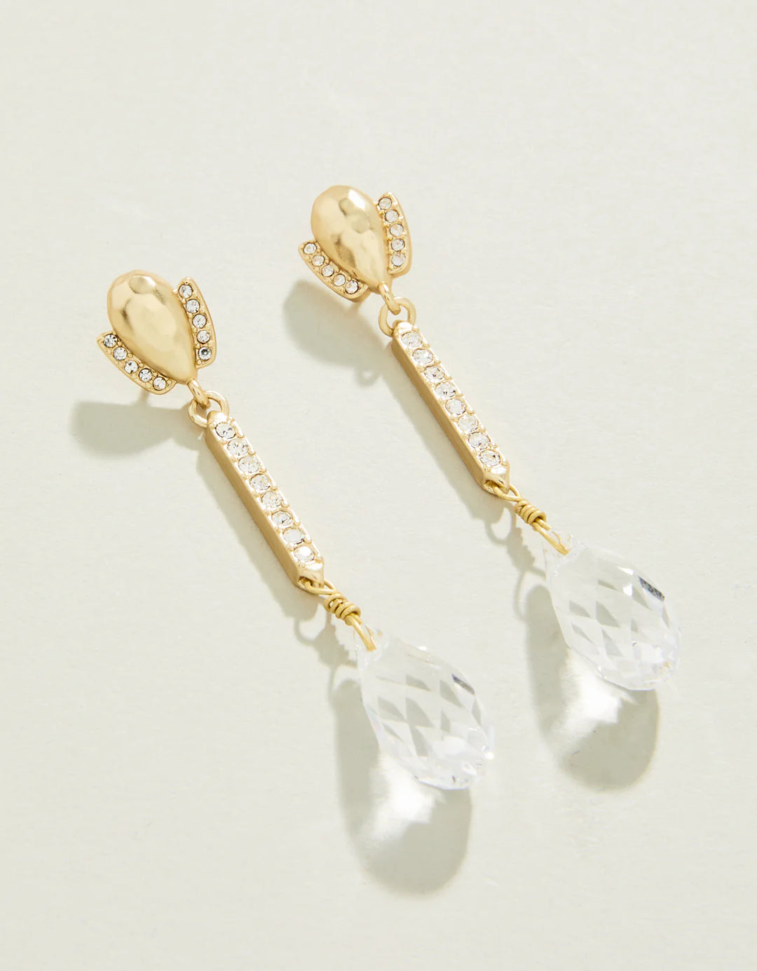 Swanky Crystal Dangle Earrings