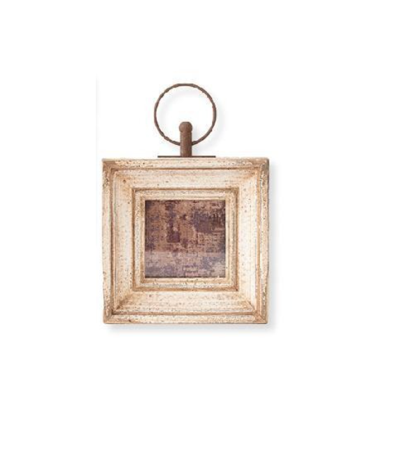 White Vintage Wood Frame