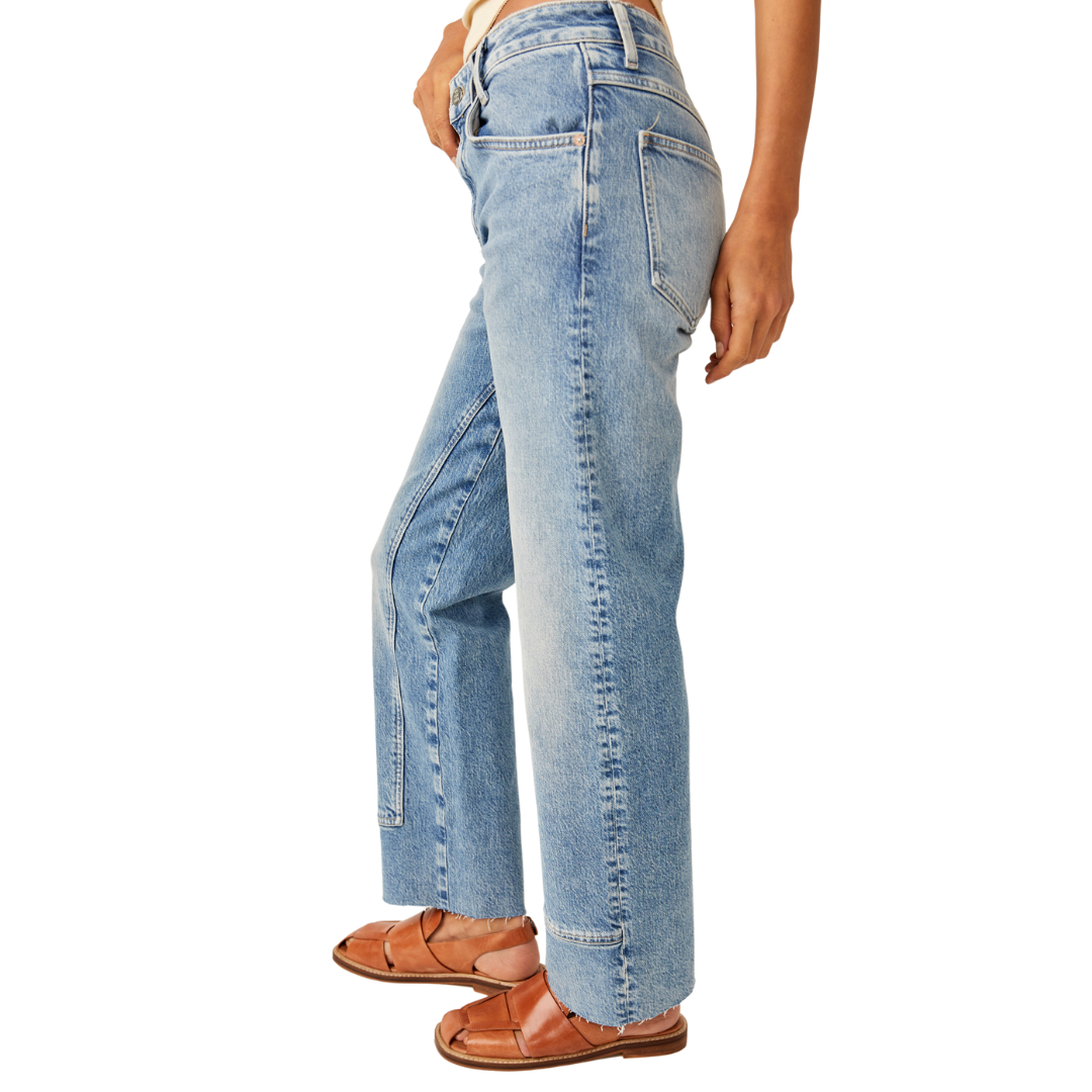 Risk Taker High Rise Straight Jeans