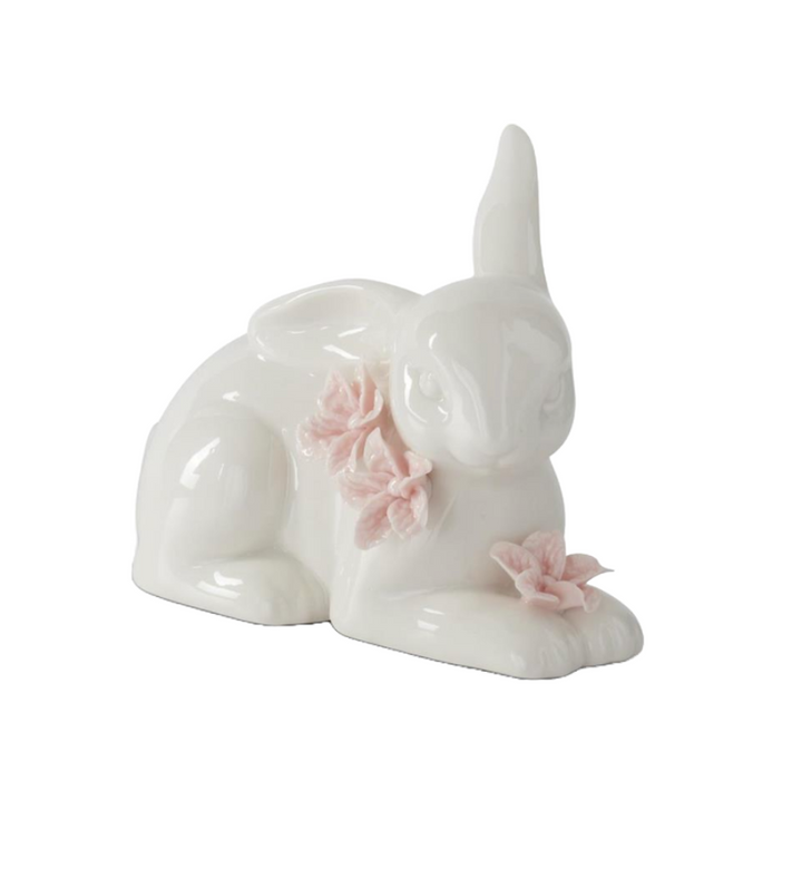 Pink Ceramic Easter Bunny