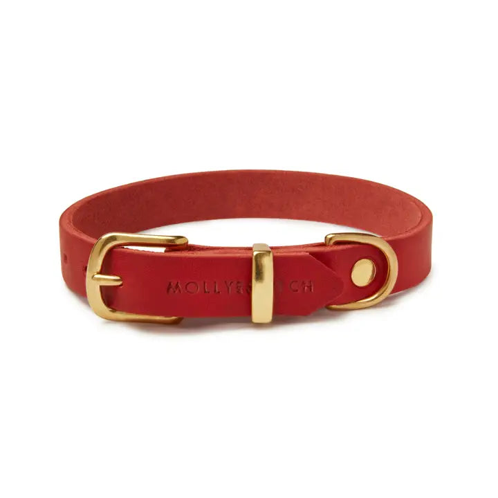 Chili Red Collar - Madison's Niche 