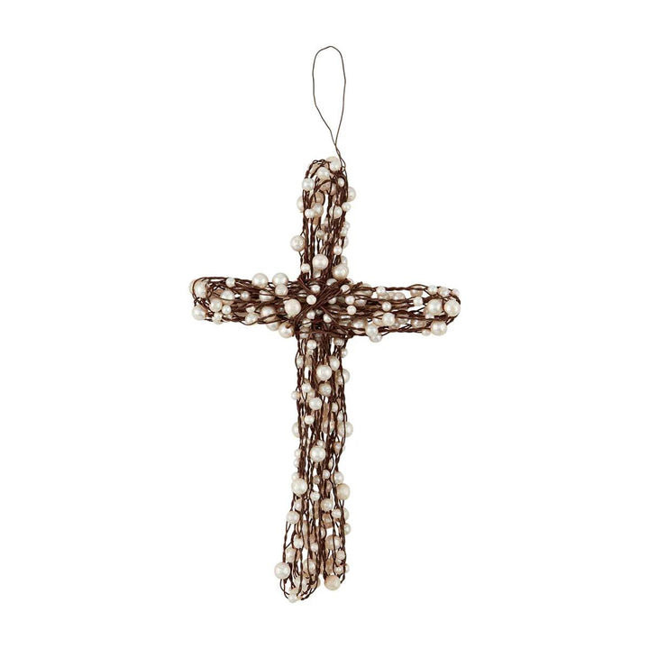 Pearl Wire Cross - Madison's Niche 