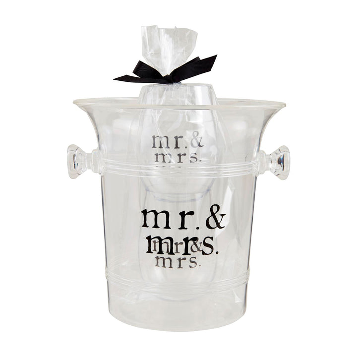 Mr & Mrs Ice Bucket & Glasses