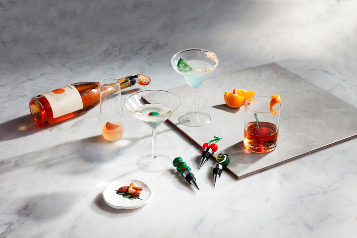 Martini Olive Glass