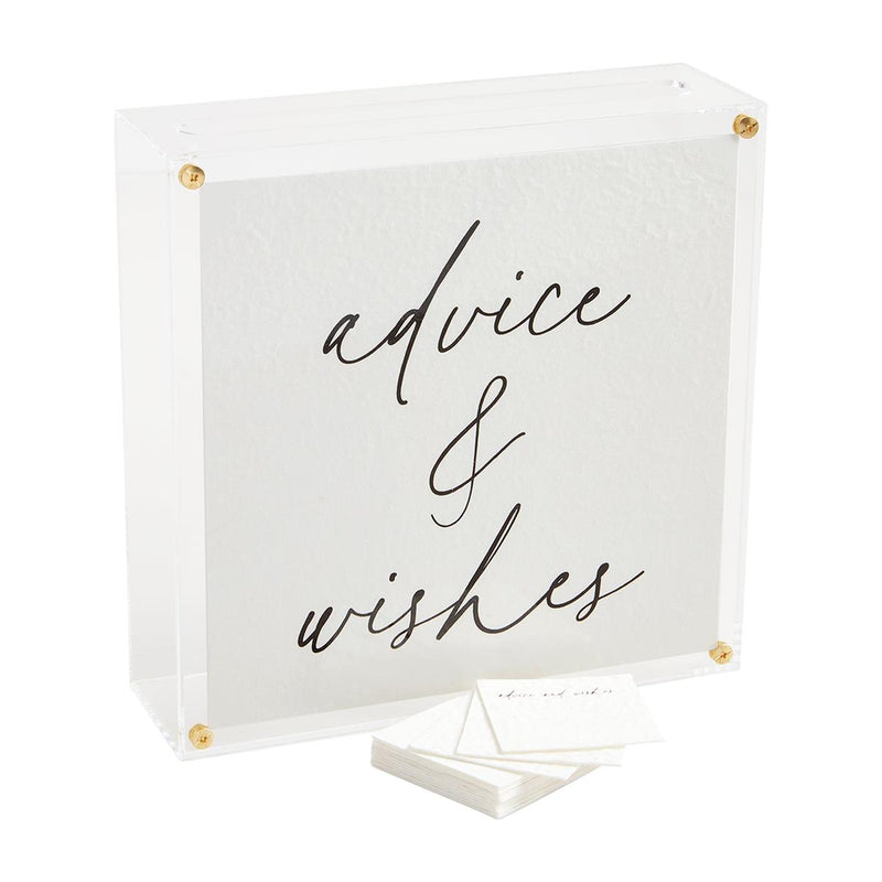 Advice & Wishes Box - Madison's Niche 