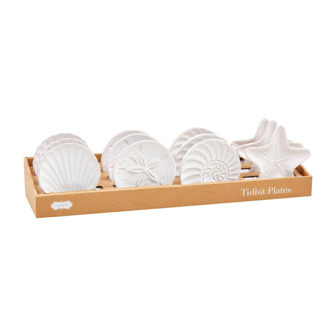 Shell Tidbit Plates