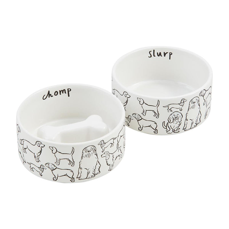 Set of 2 Dog Bowls