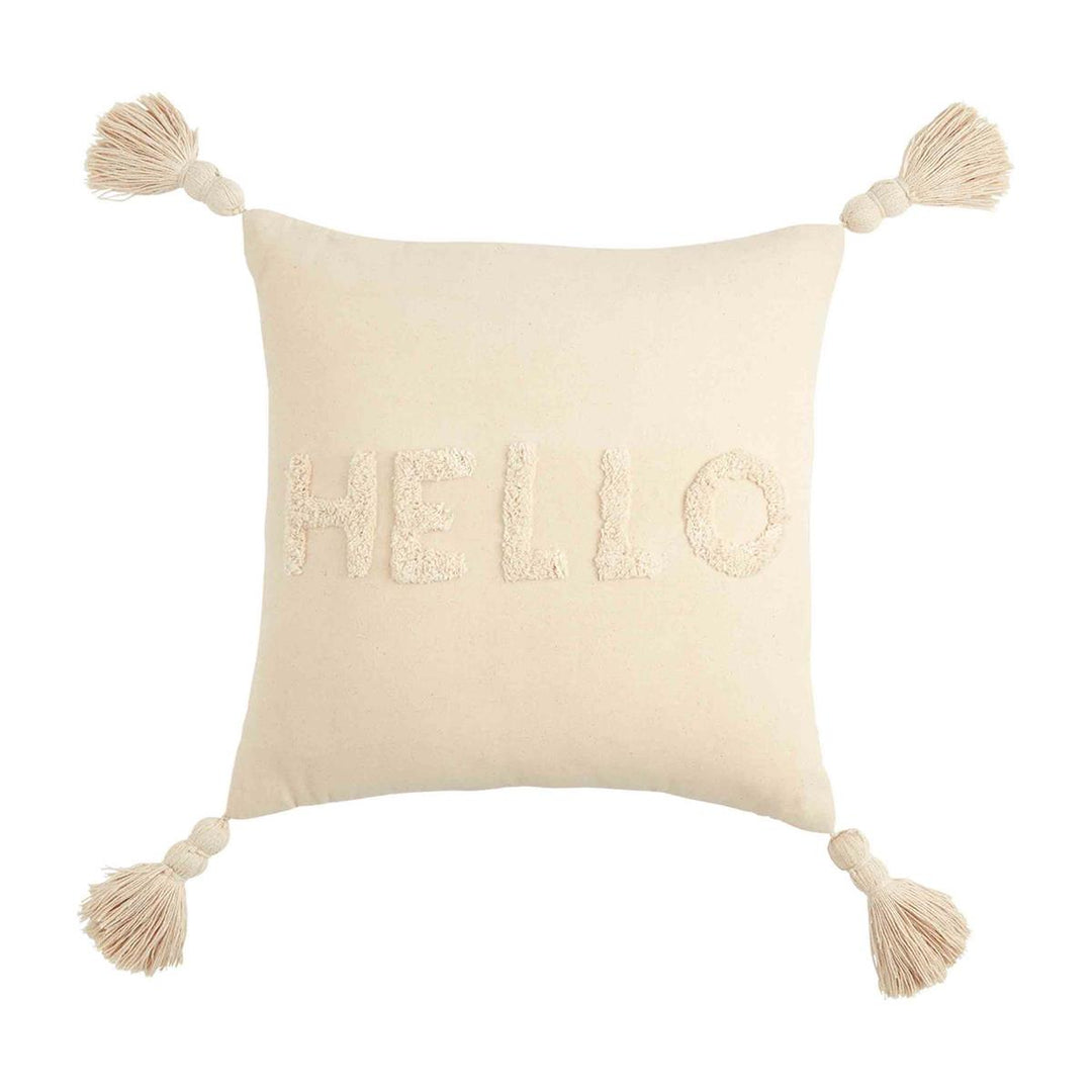 Hello & Welcome Tufted Pillows