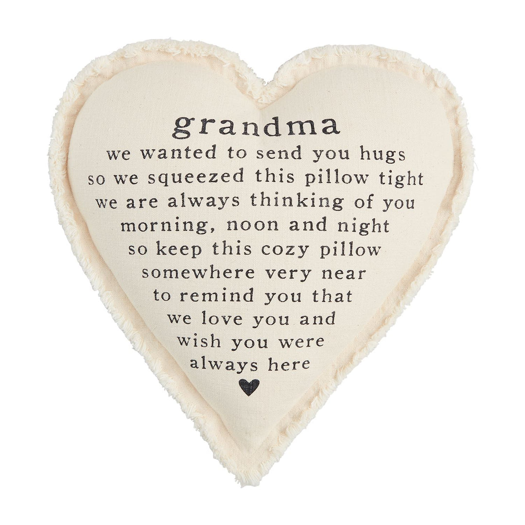 Grandma Heart Pillow - Madison's Niche 