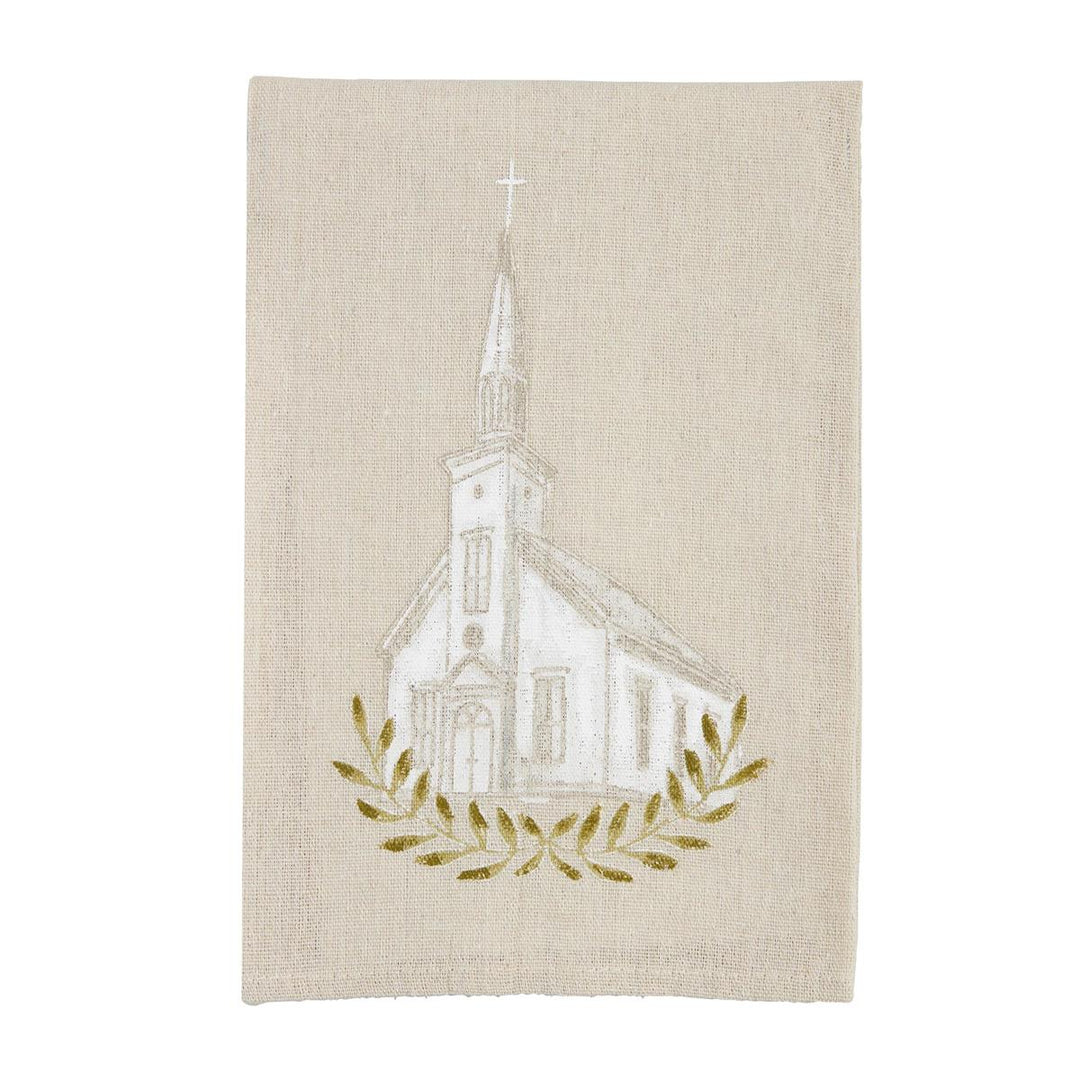Cross & Church Painted Towels